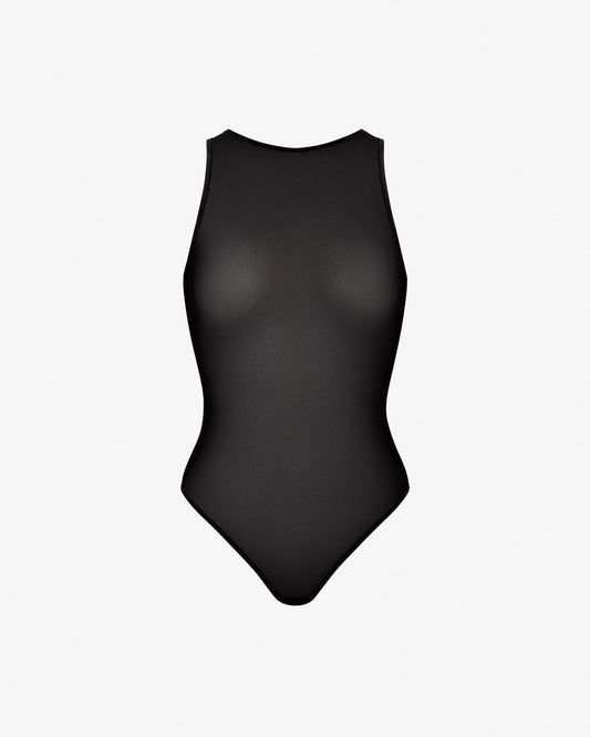 High neck bodysuit
