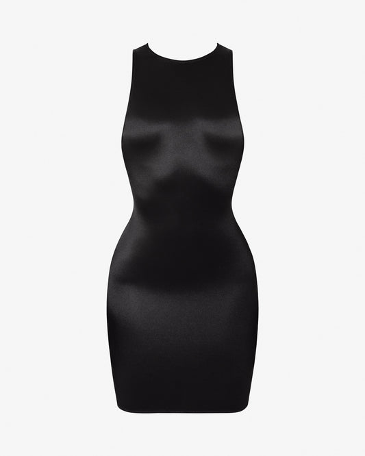 Halterneck mini dress