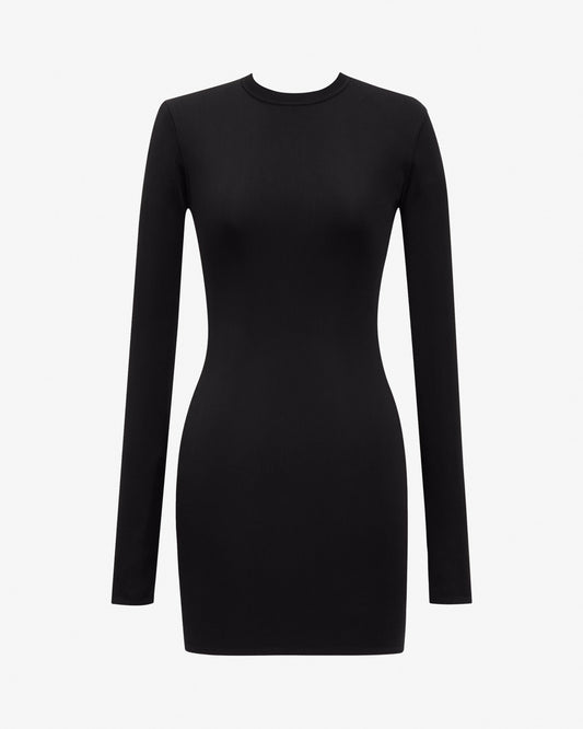 Long sleeve mini dress